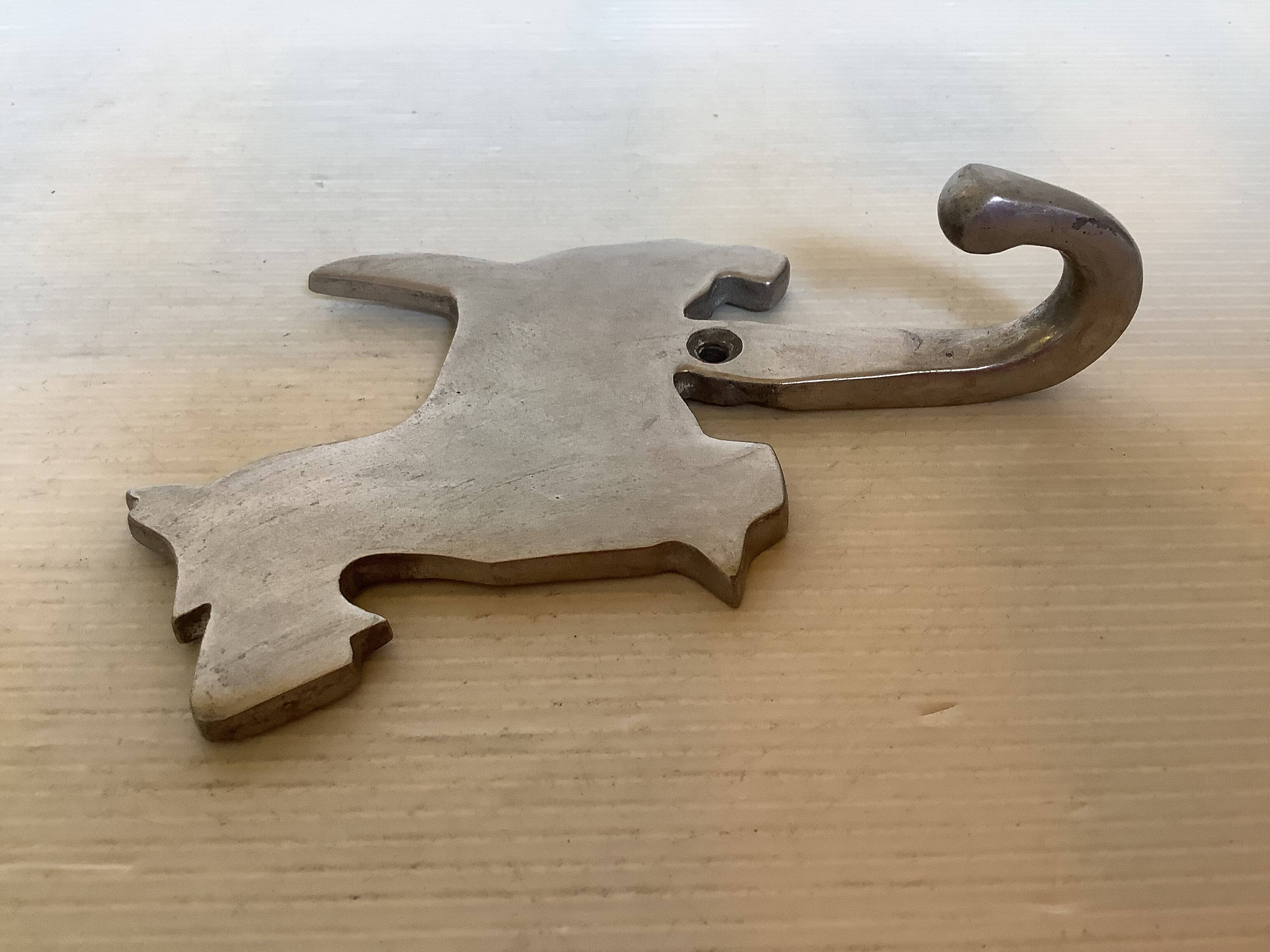 Silver metal Scottish coat hook