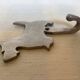 Silver metal Scottish coat hook