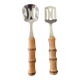 Bamboo serving cutlery