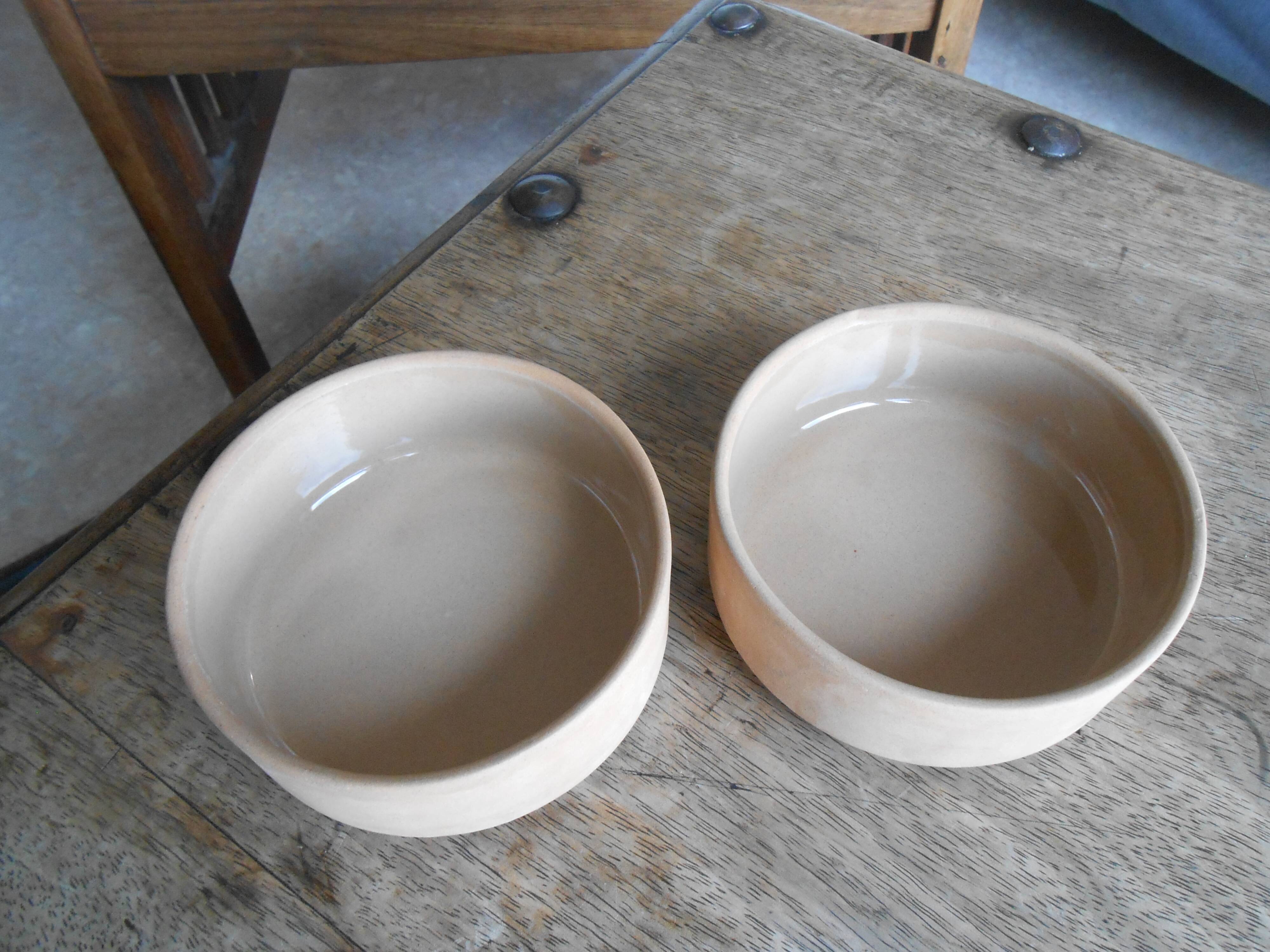 2 Gien stoneware cups