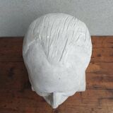 Pascal Boureille (1909-1999) Plaster bust signed portrait of a doctor