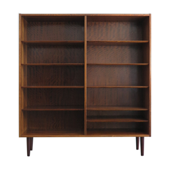 Poul Hundevad scandinavian rosewood bookcase, Denmark 1960s