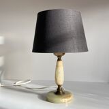 Lamp feet in vintage onyx stone
