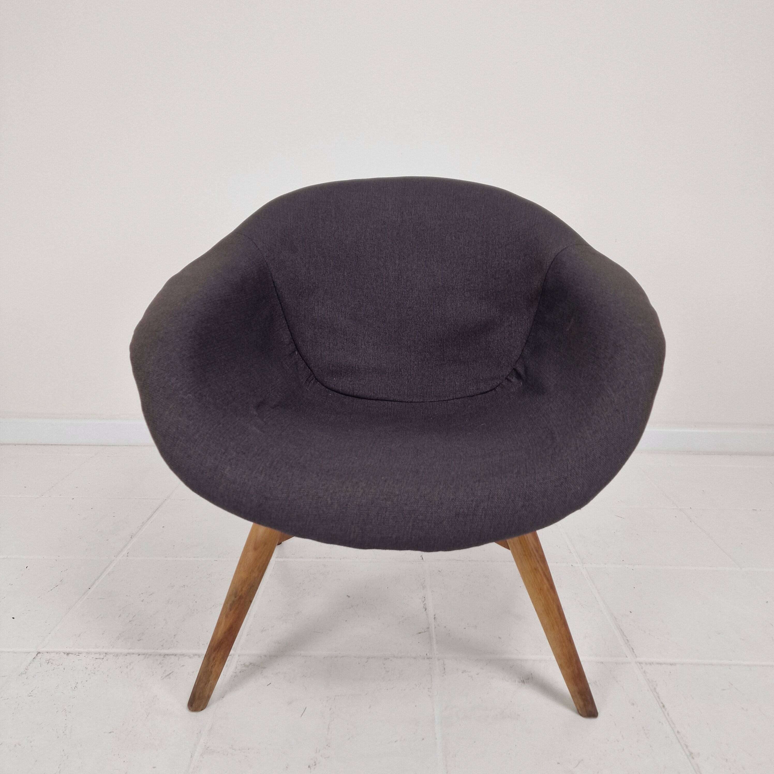 Set of 2 Bucket Lounge Chairs by Miroslav Navrátil for Vertex, 1960's