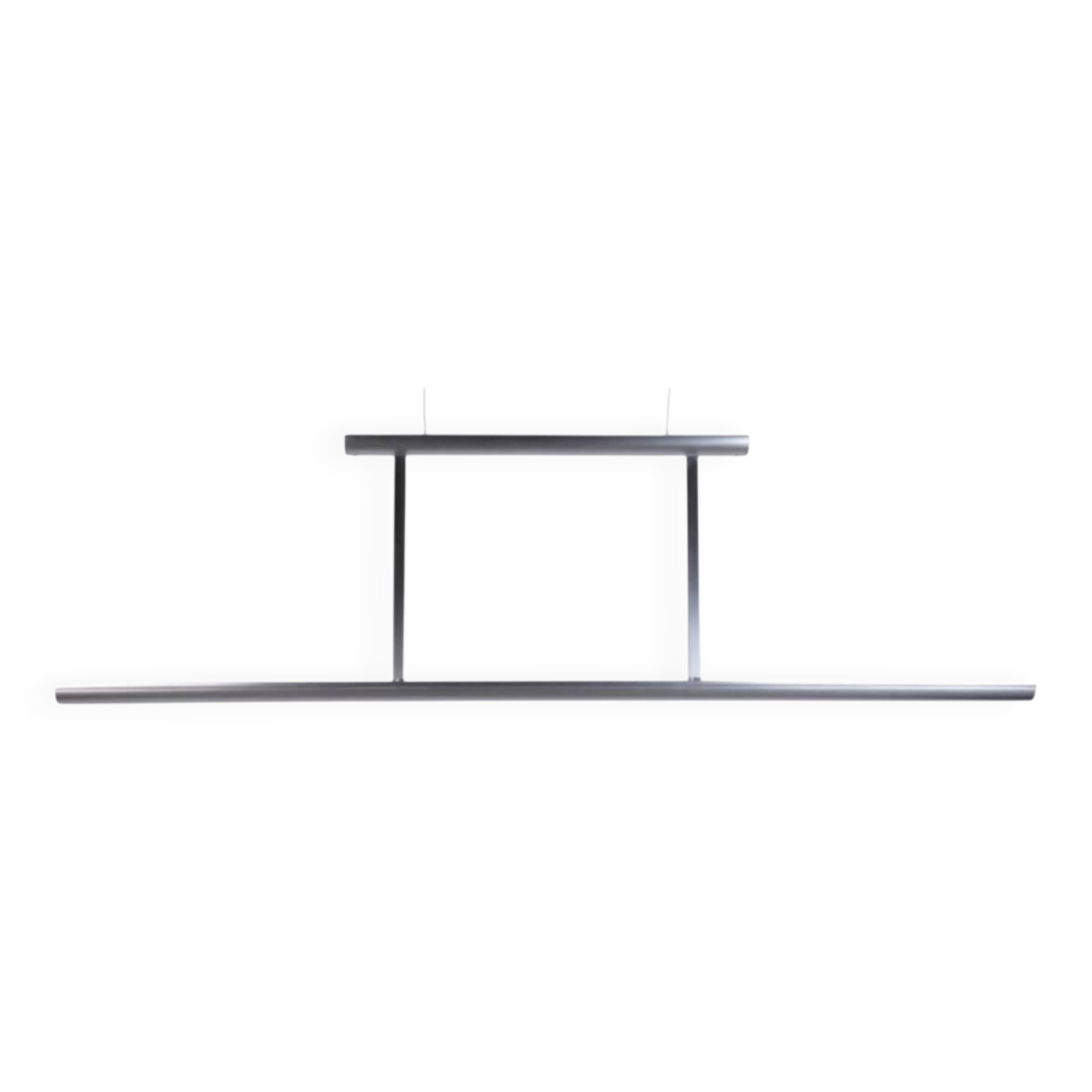 Large aluminum pendant light 1970