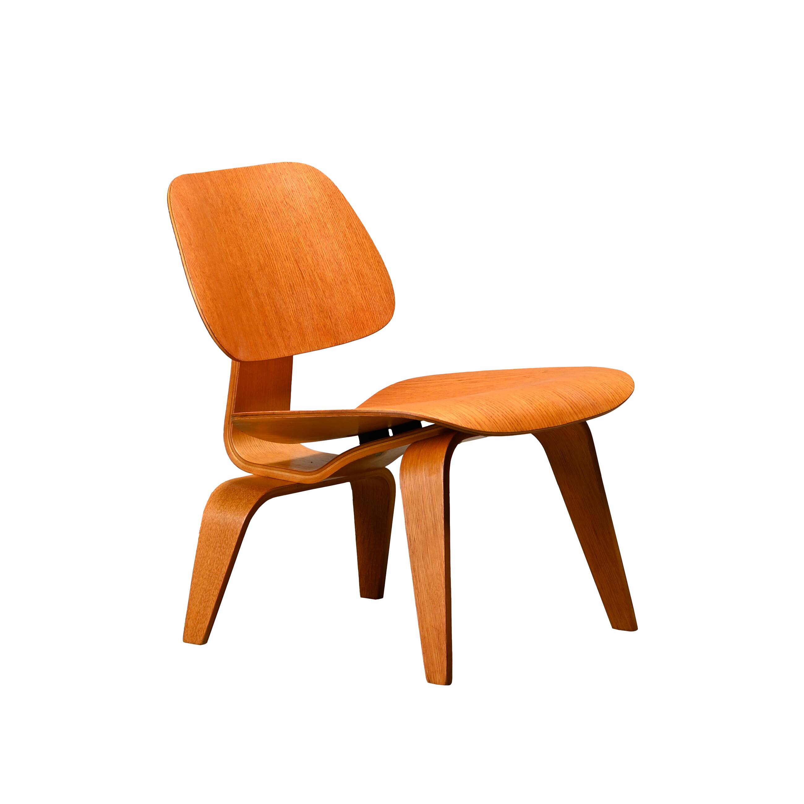 Charles & Ray Eames Early LCW Ash Lounge Chair for Herman Miller, 1951