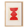 Peinture - M716i - rouge vif - signée Eawy