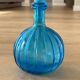 Vintage Empoli Glass Decanter with Stopper, Italy, 1960s