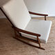 Rocking chair scandinave vintage