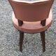 Pair of vintage low-backed bedroom chairs from the 1930s/1950s