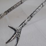 Solid silver sugar clamp Netherlands