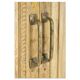 Ancienne porte indienne à deux battants en bois massif