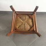 Series of 4 cherry wood chairs