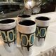 Juice service / orangeade ceramist Manoy 60s