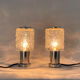 Pair of Mid-Century Chrome Table  Lamps, Kamenicky Senov, 1960's