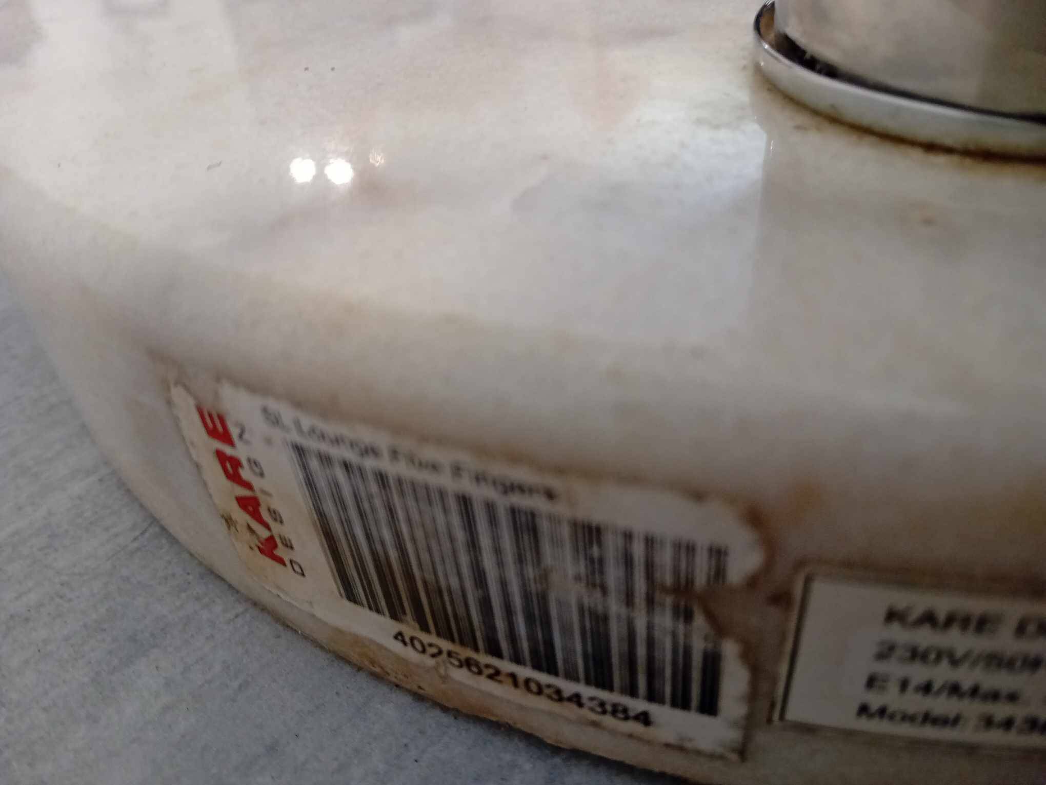 Set of 2 five fingers floor lamps by kare design 70's