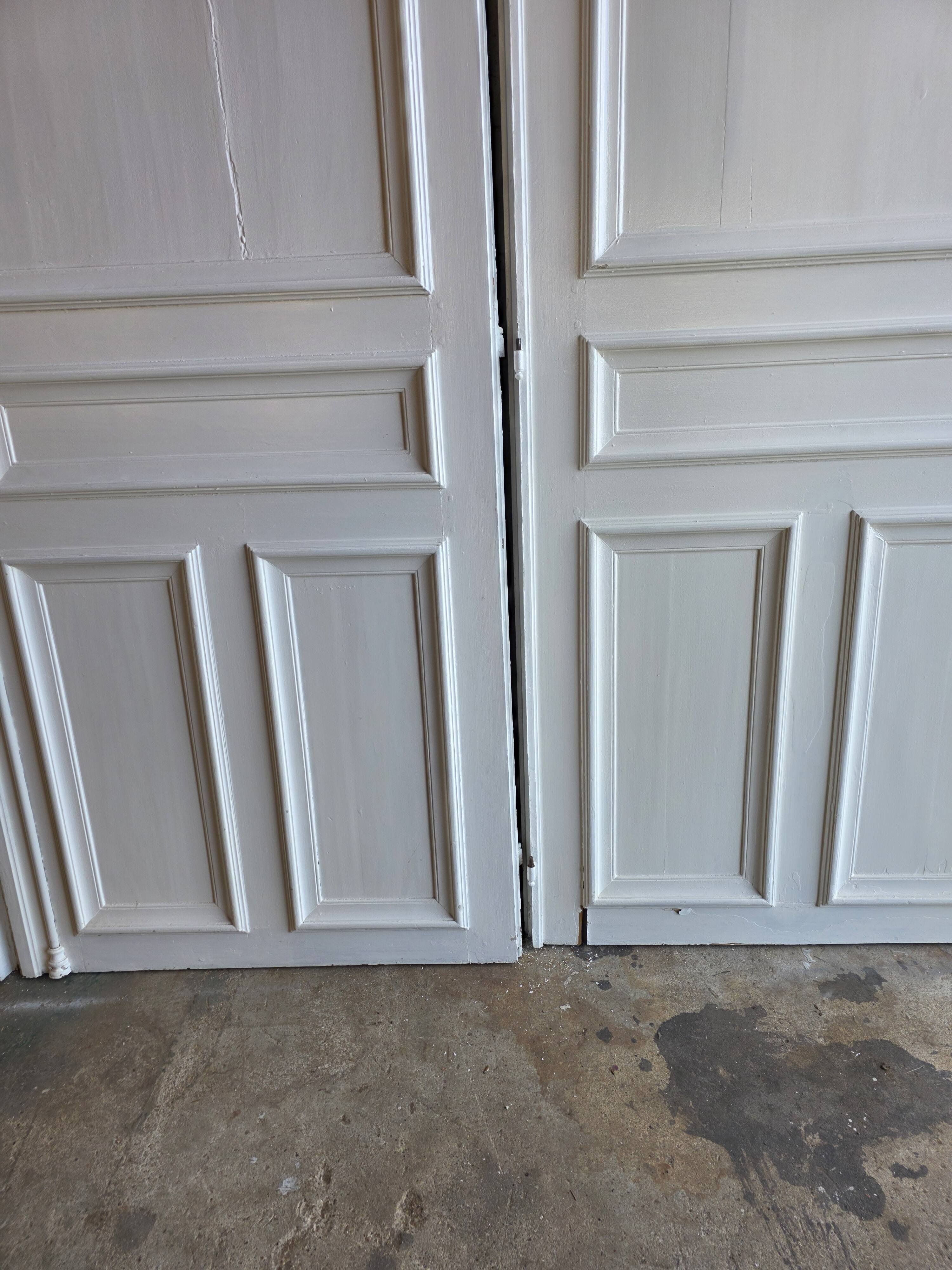 4 partition doors, 19th century.