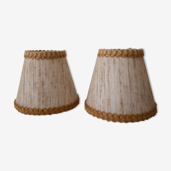 Set of cloth lampshades, with pliers