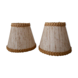 Set of cloth lampshades, with pliers