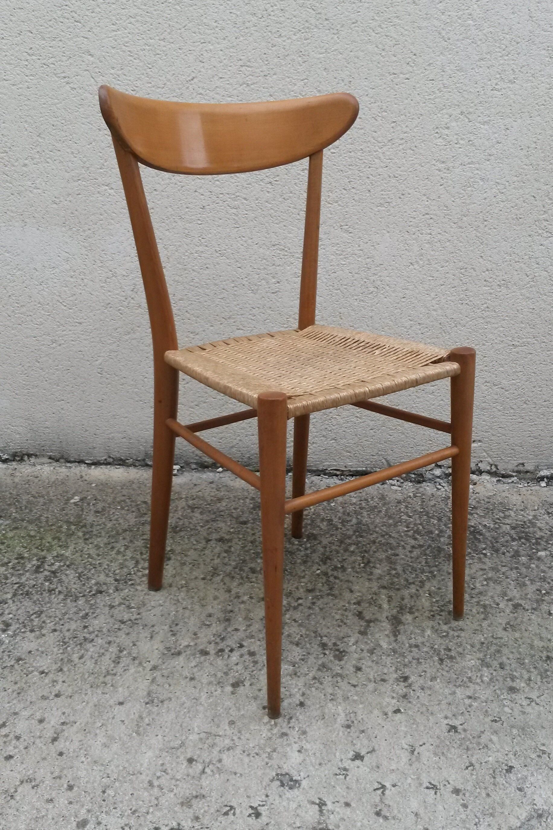 Série de 5 chaises 1960