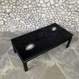 Coffee table inclusion agathes Belgian design 1970