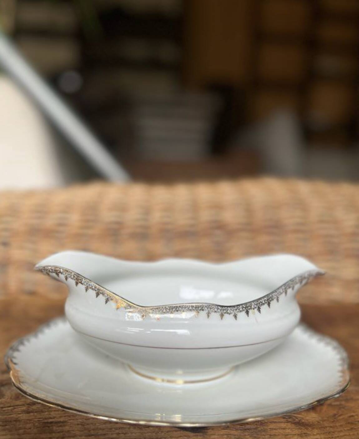 Sauce boat - Dureil apple tree 72 - Splendid Star porcelain