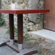 Table de bistrot vintage