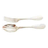 Set de couverts Ercuis en argent , 1 fourchette et 1 cuillère