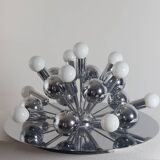 Vintage Sputnik wall/ceiling light from the space age, Cossack style.