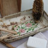Old metal basket
