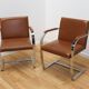 Pair of BRNO armchairs, Mies Van Der Rohe
