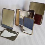 Set of five barber mirrors to install or hang