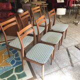 6 Scandinavian chairs