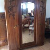 Antique walnut cabinet