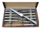 12 old Orbrille stainless steel table knives