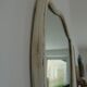 Weathered wooden mirror