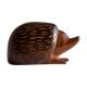 Hedgehog figurine - Alpine folk work - 60s