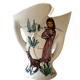 Old vintage Corsican ceramic vase