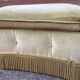 Pouf very large footrest old ottoman stool Art Deco 1940