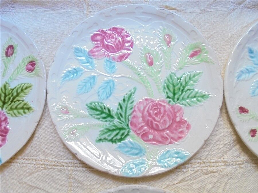 Assiettes barbotine