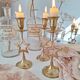 Brass star candlestick