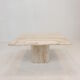 Italian travertine coffee table, 1980's