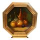 Oil painting on panel Still Life signed C. Ventura