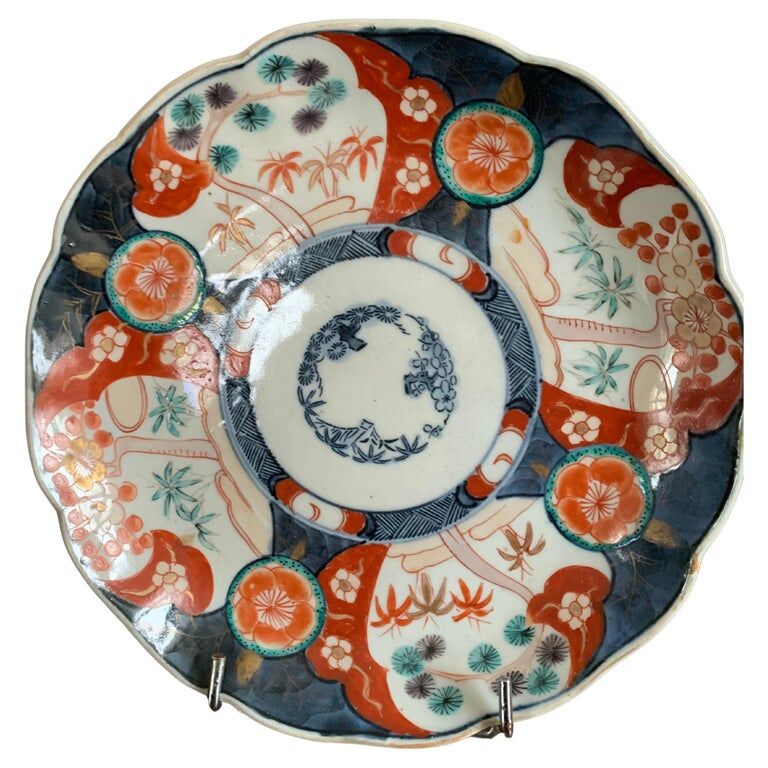 Asiette porcelain Imari, nineteenth century