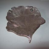 Empty pocket in silver metal