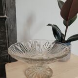 Chiseled glass cup