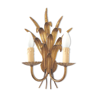 Golden wall applique wheat cob