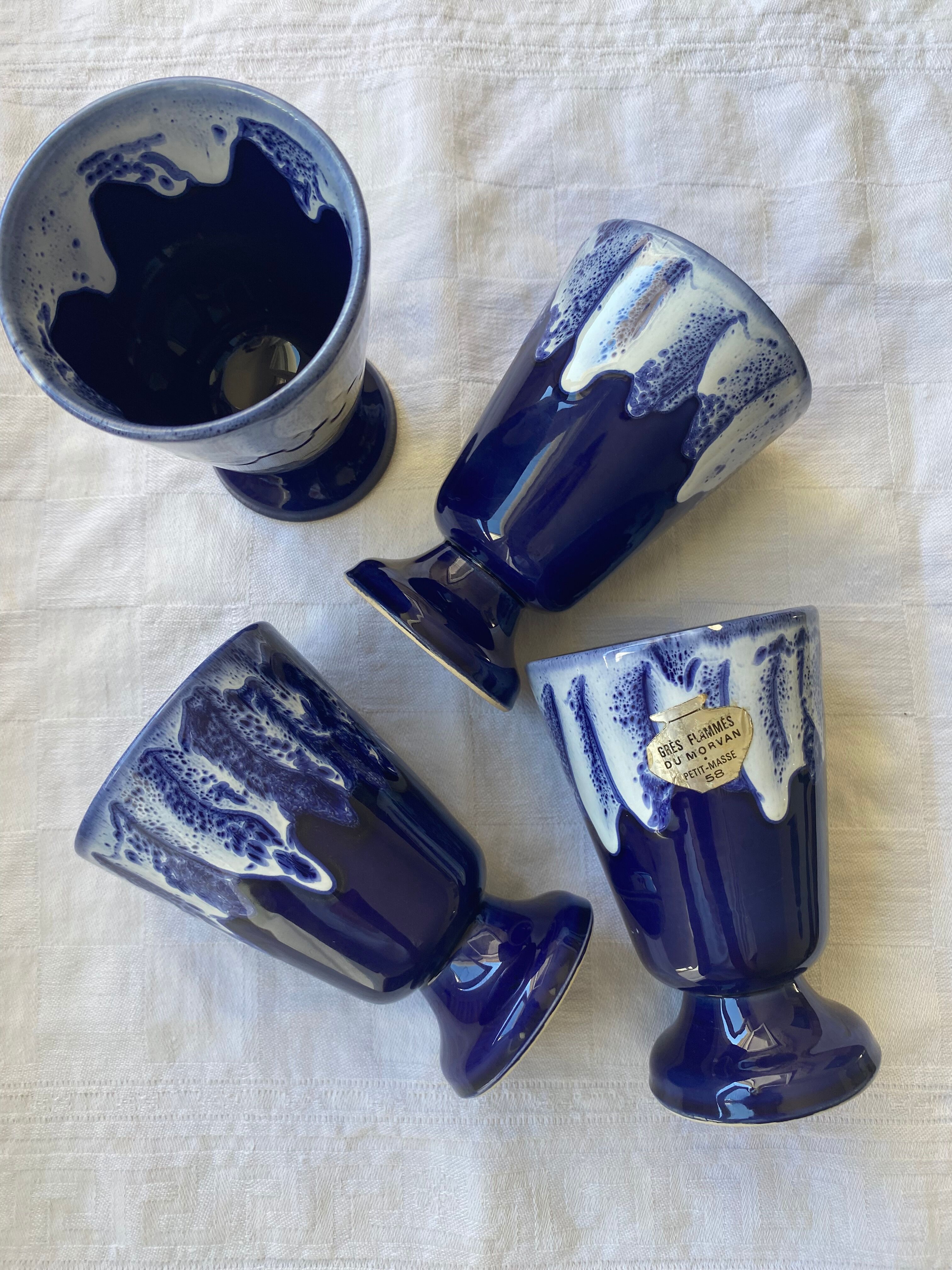 Mazagrans in flamed sandstone