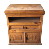 TV cabinet in raw wood to be relooked