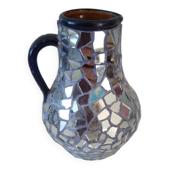 Vintage mosaic pitcher